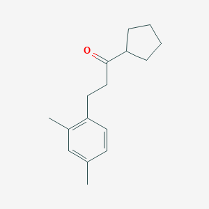 cyclopentyl 2-(2,4-dimethylphenyl)ethyl ketone图片