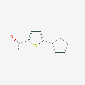 5-cyclopentylthiophene-2-carbaldehyde图片