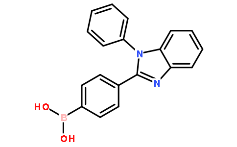 4-(1-苯基-1H-苯并咪唑-2-基)苯硼酸图片
