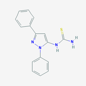 1-(1,3-Diphenyl-1H-pyrazol-5-yl)thiourea图片