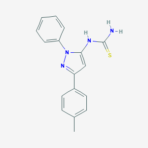 1-(1-Phenyl-3-p-tolyl-1H-pyrazol-5-yl)thiourea图片