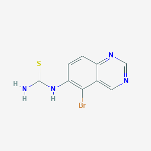 1-(5-Bromo-5,6,7,8-tetrahydroquinazolin-6-yl)thiourea图片