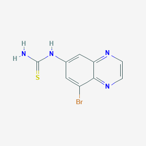 N-(8-Bromo-6-quinoxalinyl)thiourea图片