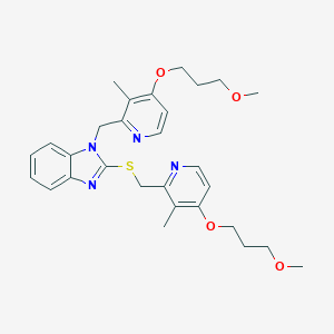 N-[[4-(3-Methoxypropoxy)-3-methyl-2-pyridinyl]methyl] Rabeprazole Sulfide图片