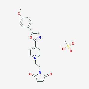 1-(2-(2,5-Dioxo-2,5-dihydro-1H-pyrrol-1-yl)ethyl)-4-(5-(4-methoxyphenyl)oxazol-2-yl)pyridin-1-ium methanesulfonate图片