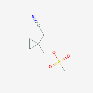 (1-(Cyanomethyl)cyclopropyl)methyl Methanesulfonate图片