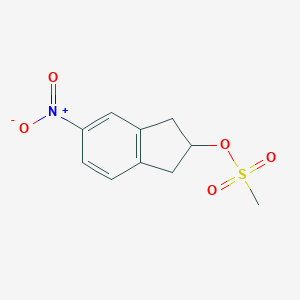 5-Nitro-2,3-dihydro-1H-inden-2-yl methanesulfonate图片