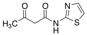 3-oxo-N-(1,3-thiazol-2-yl)butanamide图片