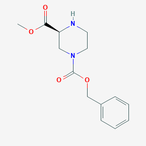(S)-4-N-Cbz-哌嗪-2-甲酸甲酯图片