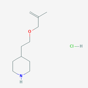 4-{2-[(2-Methyl-2-propenyl)oxy]ethyl}piperidinehydrochloride图片