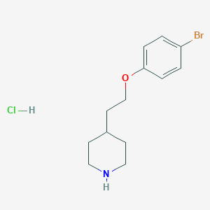 4-[2-(4-Bromophenoxy)ethyl]piperidinehydrochloride图片