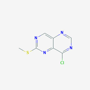 2-(甲硫基)-8-氯嘧啶并[5,4-d]嘧啶图片
