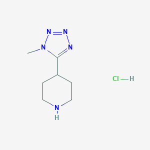 4-(1-METHYL-1H-TETRAZOL-5-YL)PIPERIDINE HCL图片