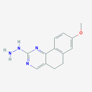 2-hydrazino-8-methoxy-5,6-dihydrobenzo[h]quinazoline图片