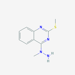 4-(1-methylhydrazino)-2-(methylsulfanyl)quinazoline图片