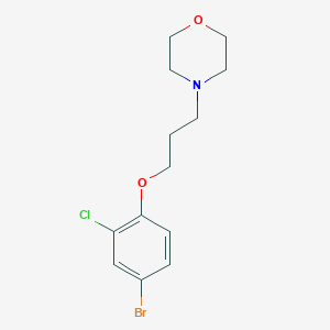 4-(3-(4-Bromo-2-chlorophenoxy)propyl)morpholine图片