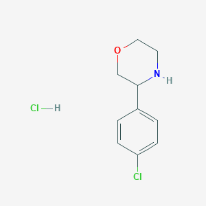 3-(4-Chlorophenyl)morpholine hydrochloride图片