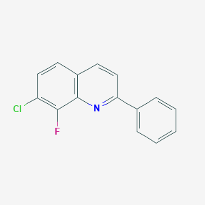 7-Chloro-8-fluoro-2-phenylquinoline图片