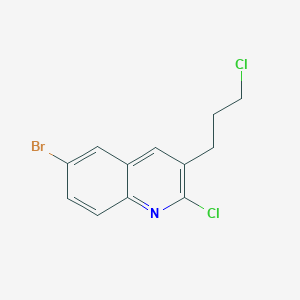 6-Bromo-2-chloro-3-(3-chloropropyl)quinoline图片