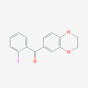 3,4-(Ethylenedioxy)-2'-iodobenzophenone图片