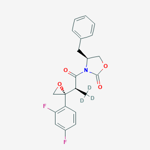 (4S)-3-[(2R)-2-[(2R)-2-(2,4-Difluorophenyl)oxiranyl]-1-oxopropyl]-4-benzyl-2-oxazolidinone-d3图片