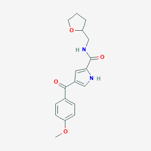 4-(4-methoxybenzoyl)-N-(tetrahydro-2-furanylmethyl)-1H-pyrrole-2-carboxamide图片
