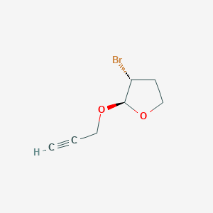 (+/-)-trans-3-Bromotetrahydro-2-(2-propynyloxy)-furan图片
