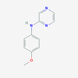 N-(4-甲氧基苯基)吡嗪-2-胺图片