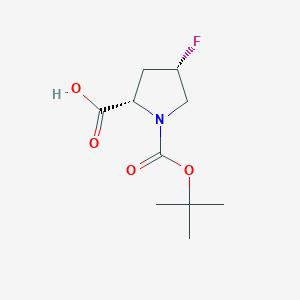 (2S,4S)-1-(叔丁氧基羰基)-4-氟-2-吡咯烷羧酸图片