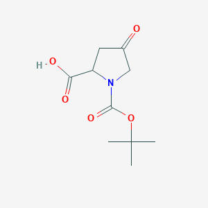 1-叔丁基-4-氧吡咯烷-2-羧酸图片