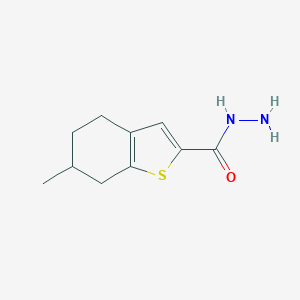 6-methyl-4,5,6,7-tetrahydro-1-benzothiophene-2-carbohydrazide图片