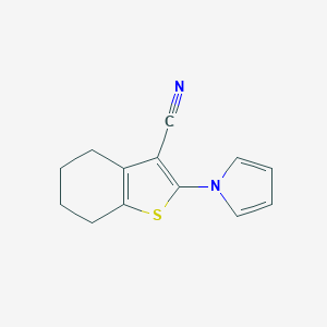2-(1H-Pyrrol-1-yl)-4,5,6,7-tetrahydro-1-benzothiophene-3-carbonitrile图片
