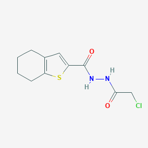 N'-(2-Chloroacetyl)-4,5,6,7-tetrahydro-1-benzothiophene-2-carbohydrazide图片