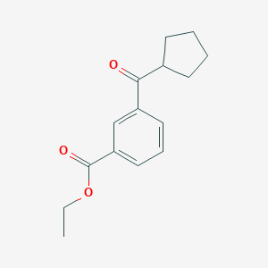 3-Carboethoxyphenyl cyclopentyl ketone图片