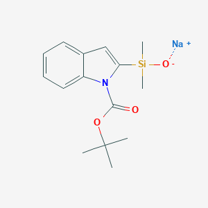 Sodium(N-(Boc)-2-indolyl)dimethylsilanolate图片