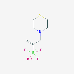 Potassium 3-(4-Thiomorpholino)prop-1-ene-2-yltrifluoroborate图片