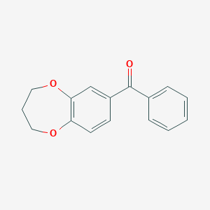 3,4-Dihydro-2H-1,5-benzodioxepin-7-yl(phenyl)methanone图片