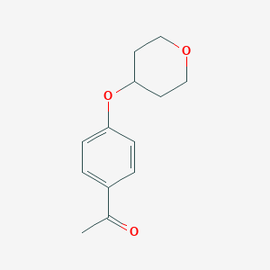 1-[4-(Oxan-4-yloxy)phenyl]ethan-1-one图片