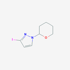 3-Iodo-1-(oxan-2-yl)pyrazole图片