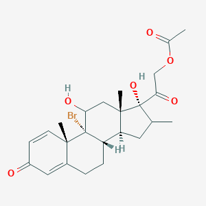 9-Bromo-11β,17,21-trihydroxy-16α-methyl-pregna-1,4-diene-3,20-dione 21-Acetate图片