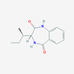 (3S)-3-sec-Butyl-3,4-dihydro-1H-1,4-benzodiazepine-2,5-dione图片