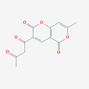 3-Acetoacetyl-7-methyl-2H,5H-pyrano[4,3-b]pyran-2,5-dione图片