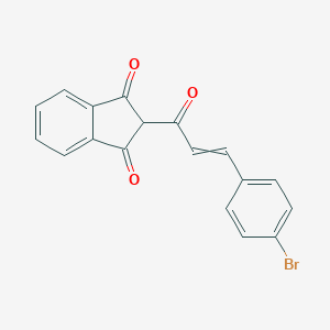2-(3-(4-Bromophenyl)prop-2-enoyl)indane-1,3-dione图片