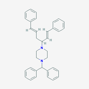 1-(Diphenylmethyl)-4-[(1RS,3E)-4-phenyl-1-[(E)-2-phenylethenyl)-3-buten-1-yl]piperazine图片
