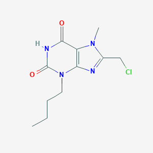 3-Butyl-8-(chloromethyl)-7-methyl-2,3,6,7-tetrahydro-1H-purine-2,6-dione图片