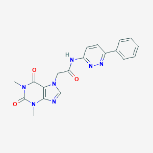 1,2,3,6-Tetrahydro-1,3-dimethyl-2,6-dioxo-N-(6-phenyl-3-pyridazinyl)-7H-purine-7-acetamide图片