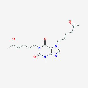 3,7-Dihydro-3-methyl-1,7-bis(5-oxohexyl)-1H-purine-2,6-dione图片