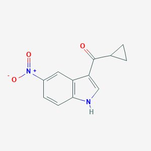 3-Cyclopropanecarbonyl-5-nitro-1H-indole图片