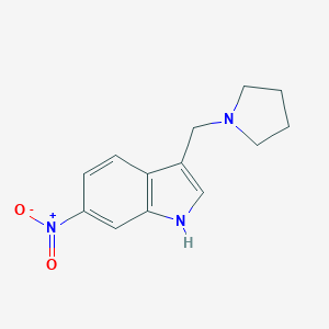 6-NITRO-3-(PYRROLIDIN-1-YLMETHYL)-1H-INDOLE图片