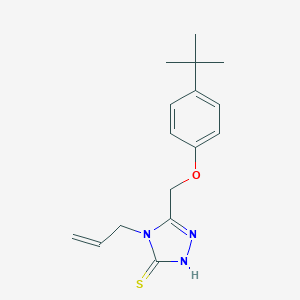5-[(4-tert-butylphenoxy)methyl]-4-(prop-2-en-1-yl)-4H-1,2,4-triazole-3-thiol图片